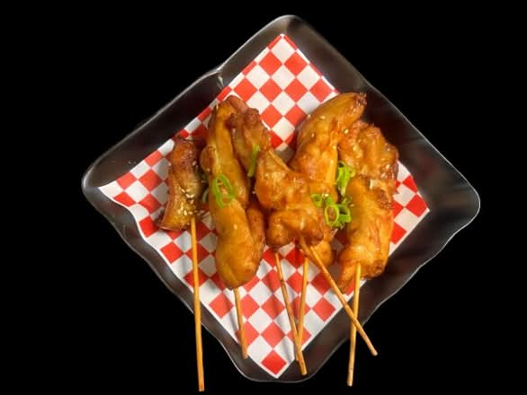 Satay chicken skewer 沙爹鸡串(7串）